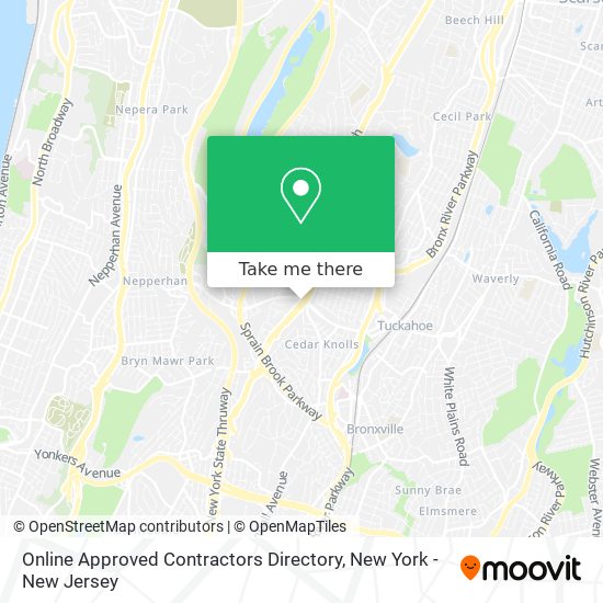 Online Approved Contractors Directory map