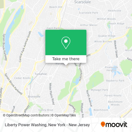 Liberty Power Washing map