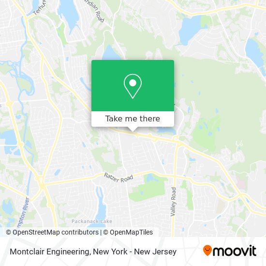 Montclair Engineering map