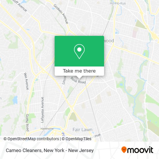 Cameo Cleaners map