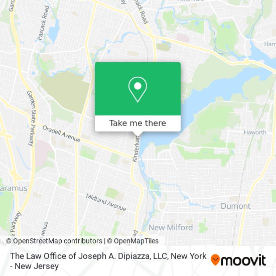 Mapa de The Law Office of Joseph A. Dipiazza, LLC