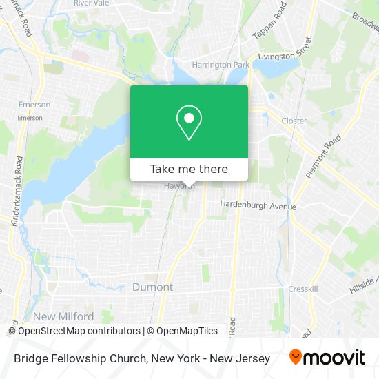 Bridge Fellowship Church map