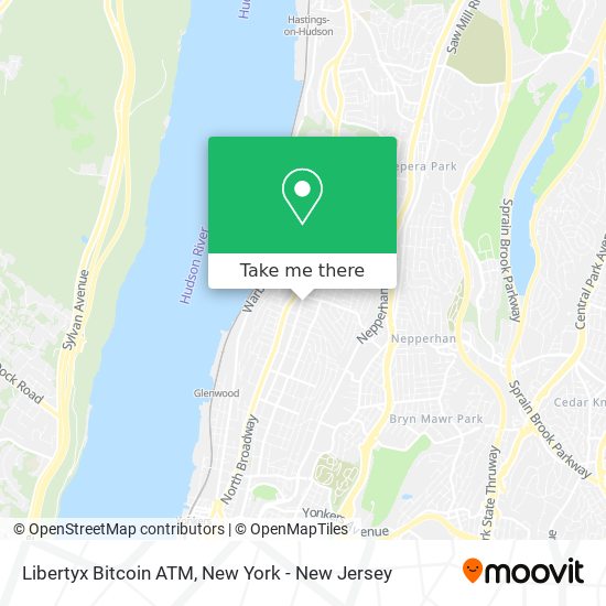 Mapa de Libertyx Bitcoin ATM