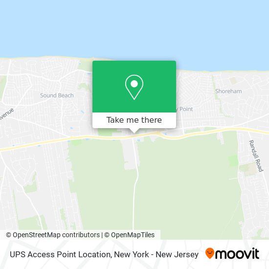 Mapa de UPS Access Point Location