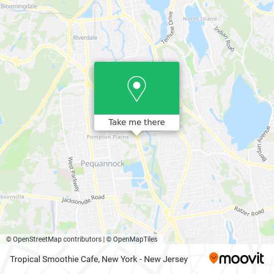 Mapa de Tropical Smoothie Cafe