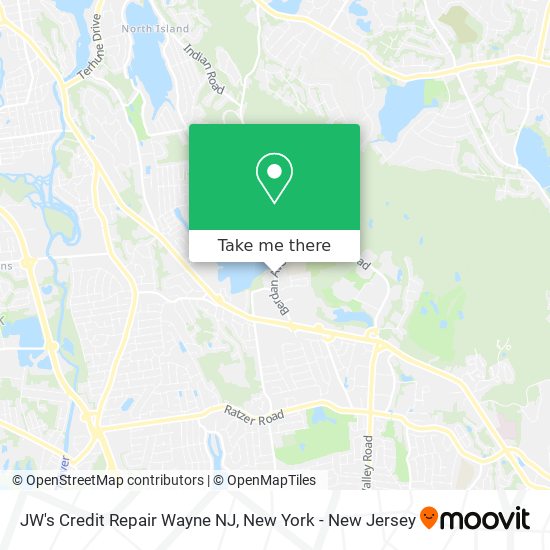 Mapa de JW's Credit Repair Wayne NJ