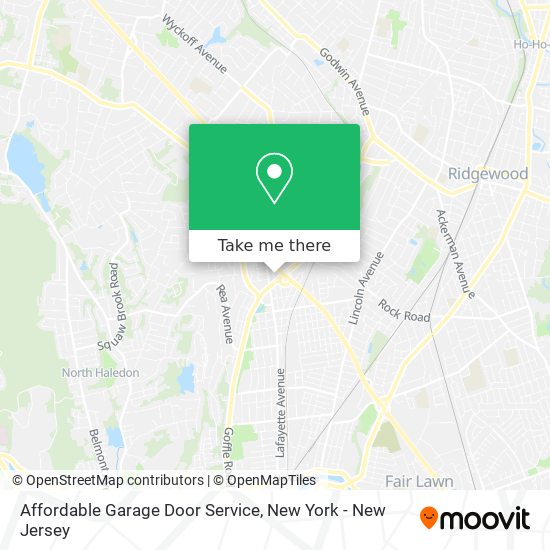 Mapa de Affordable Garage Door Service