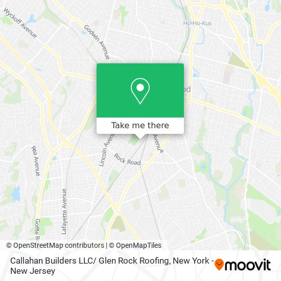 Callahan Builders LLC/ Glen Rock Roofing map