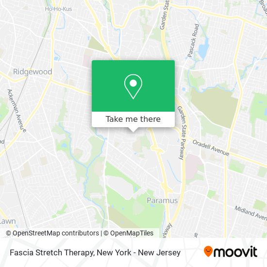 Fascia Stretch Therapy map