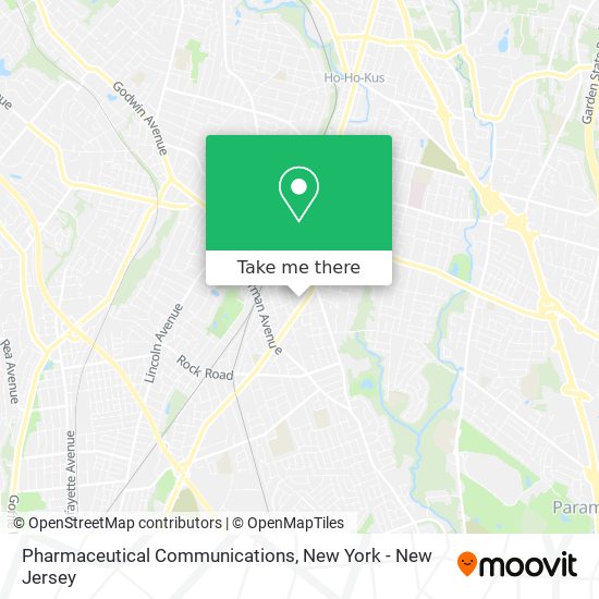 Mapa de Pharmaceutical Communications