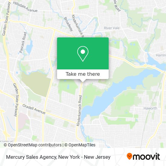 Mercury Sales Agency map
