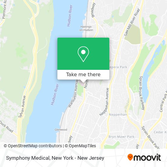 Symphony Medical map