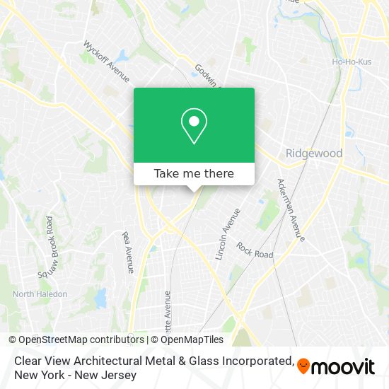 Clear View Architectural Metal & Glass Incorporated map