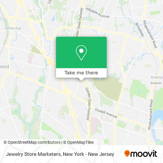 Jewelry Store Marketers map