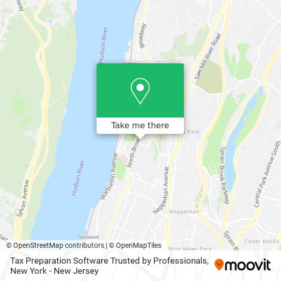 Mapa de Tax Preparation Software Trusted by Professionals