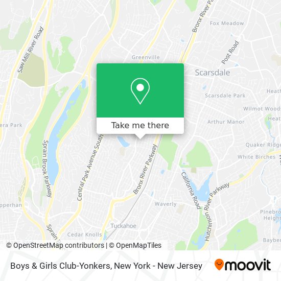 Boys & Girls Club-Yonkers map