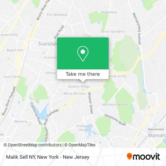 Mapa de Malik Sell NY