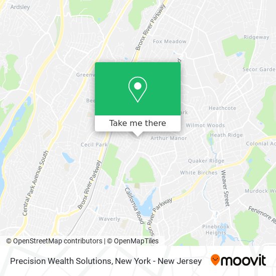 Precision Wealth Solutions map