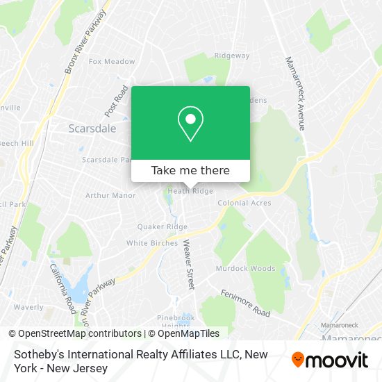 Sotheby's International Realty Affiliates LLC map