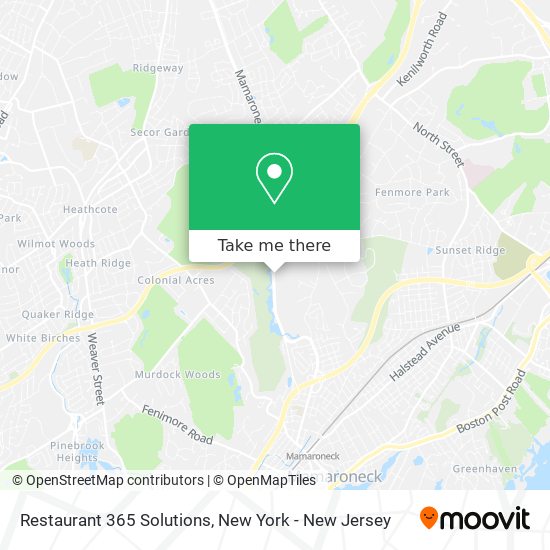 Restaurant 365 Solutions map