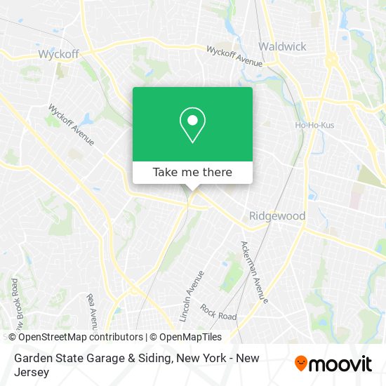 Garden State Garage & Siding map