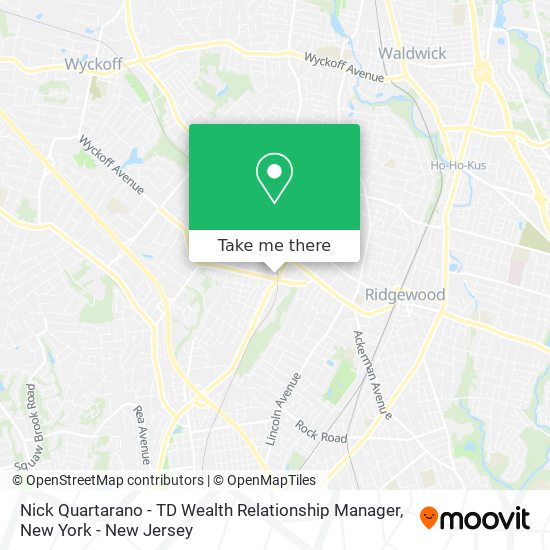 Nick Quartarano - TD Wealth Relationship Manager map