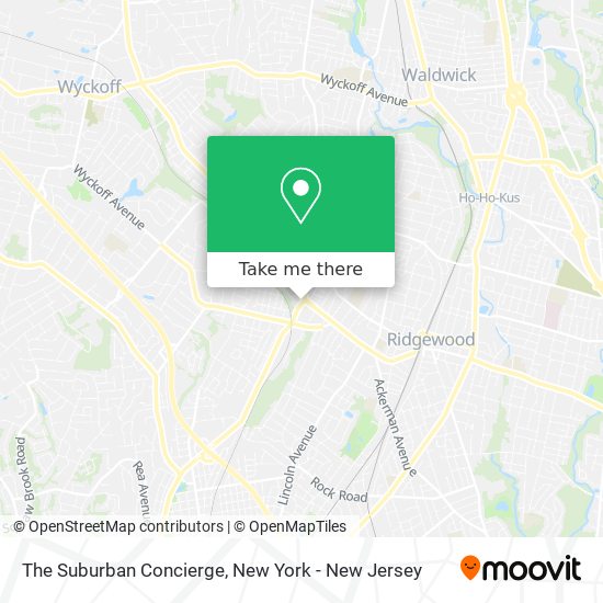 The Suburban Concierge map