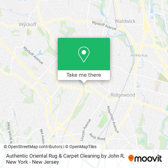 Authentic Oriental Rug & Carpet Cleaning by John R map