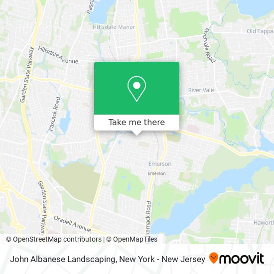 John Albanese Landscaping map