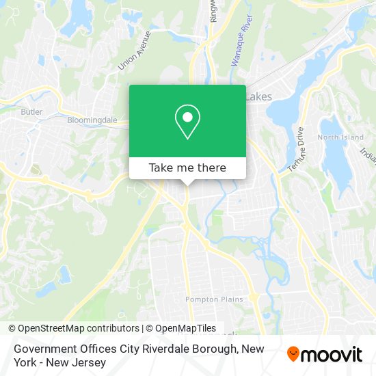 Mapa de Government Offices City Riverdale Borough