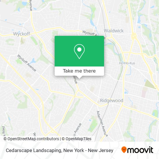 Cedarscape Landscaping map