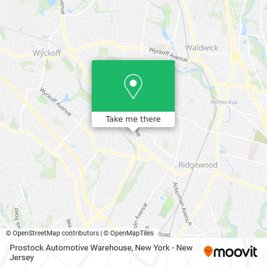 Prostock Automotive Warehouse map