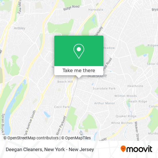 Deegan Cleaners map