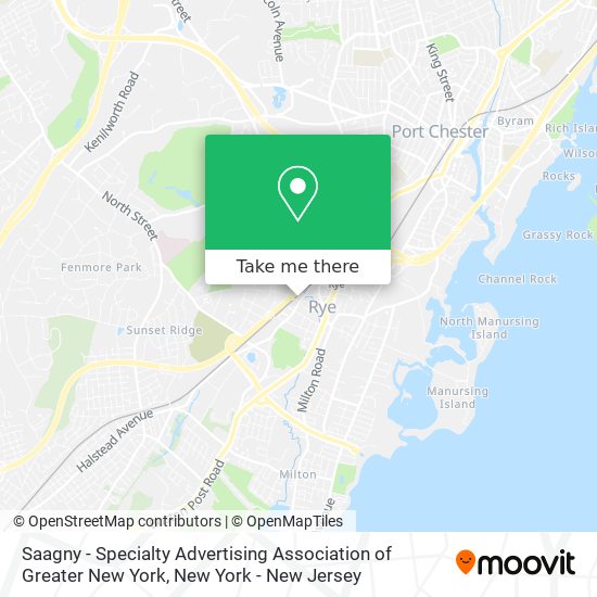 Saagny - Specialty Advertising Association of Greater New York map