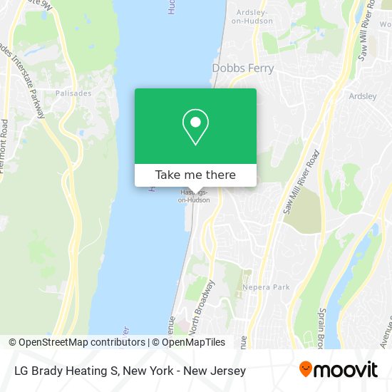 LG Brady Heating S map