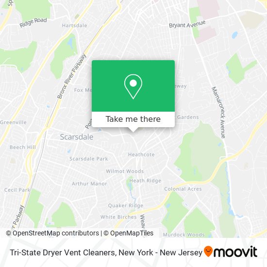 Mapa de Tri-State Dryer Vent Cleaners