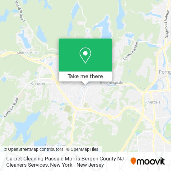 Carpet Cleaning Passaic Morris Bergen County NJ Cleaners Services map