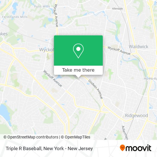 Mapa de Triple R Baseball