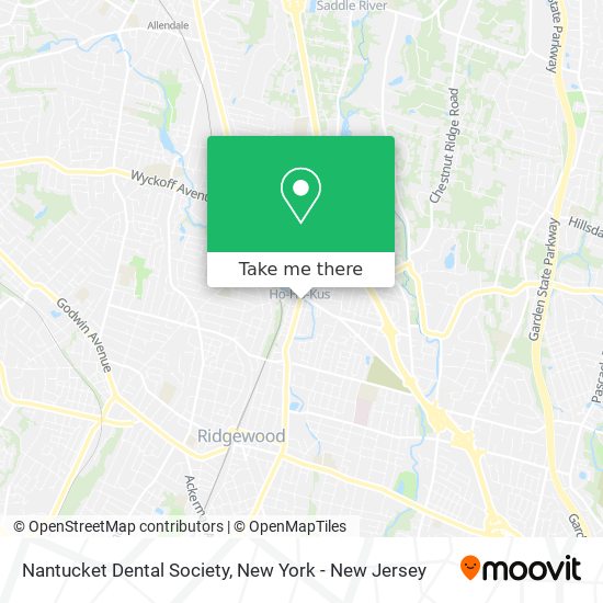 Mapa de Nantucket Dental Society