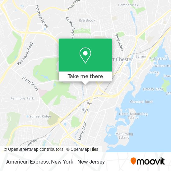 American Express map