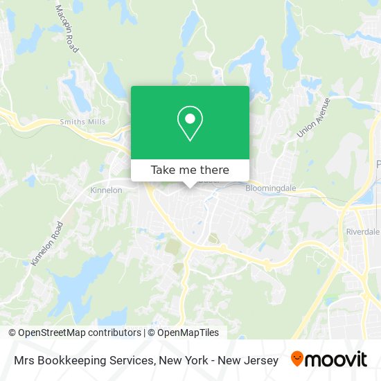 Mrs Bookkeeping Services map