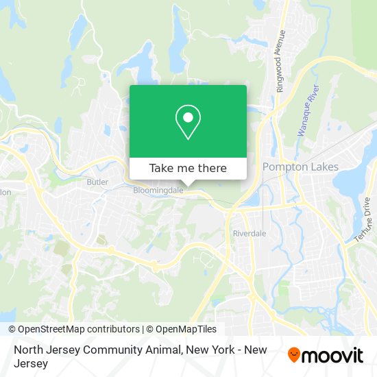 Mapa de North Jersey Community Animal