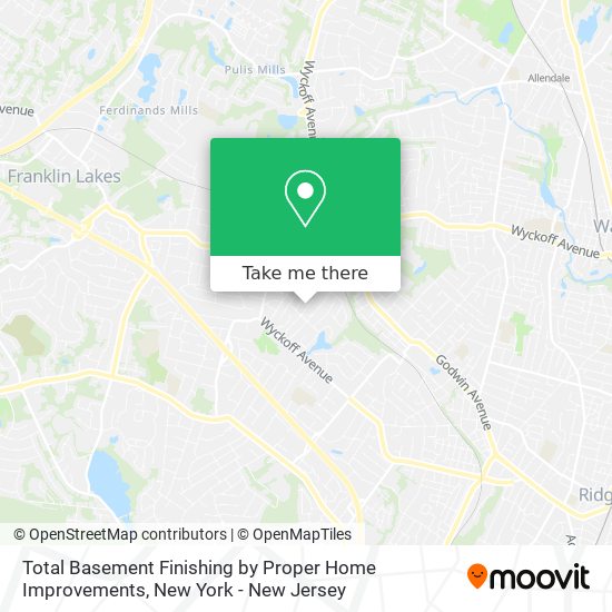 Mapa de Total Basement Finishing by Proper Home Improvements