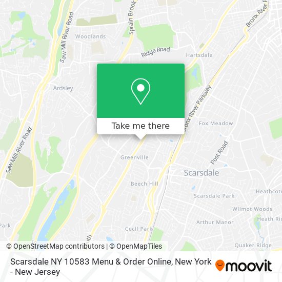 Scarsdale NY 10583 Menu & Order Online map