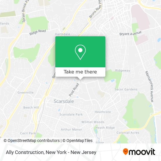 Ally Construction map