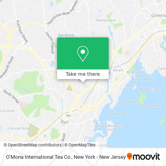 O'Mona International Tea Co. map