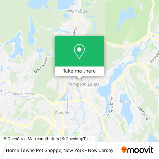 Home Towne Pet Shoppe map