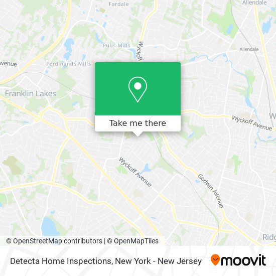 Mapa de Detecta Home Inspections