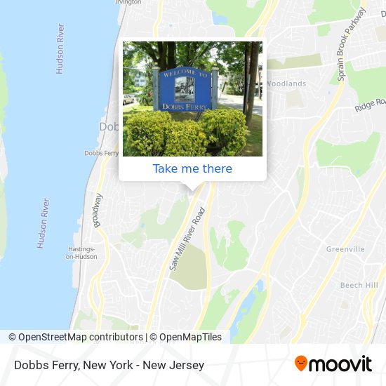 Dobbs Ferry map