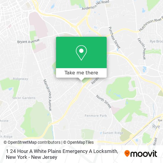 1 24 Hour A White Plains Emergency A Locksmith map